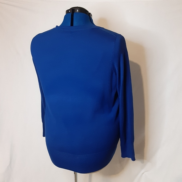 Premise Studio royal blue cardigan sweater 0X - Picture 11 of 12